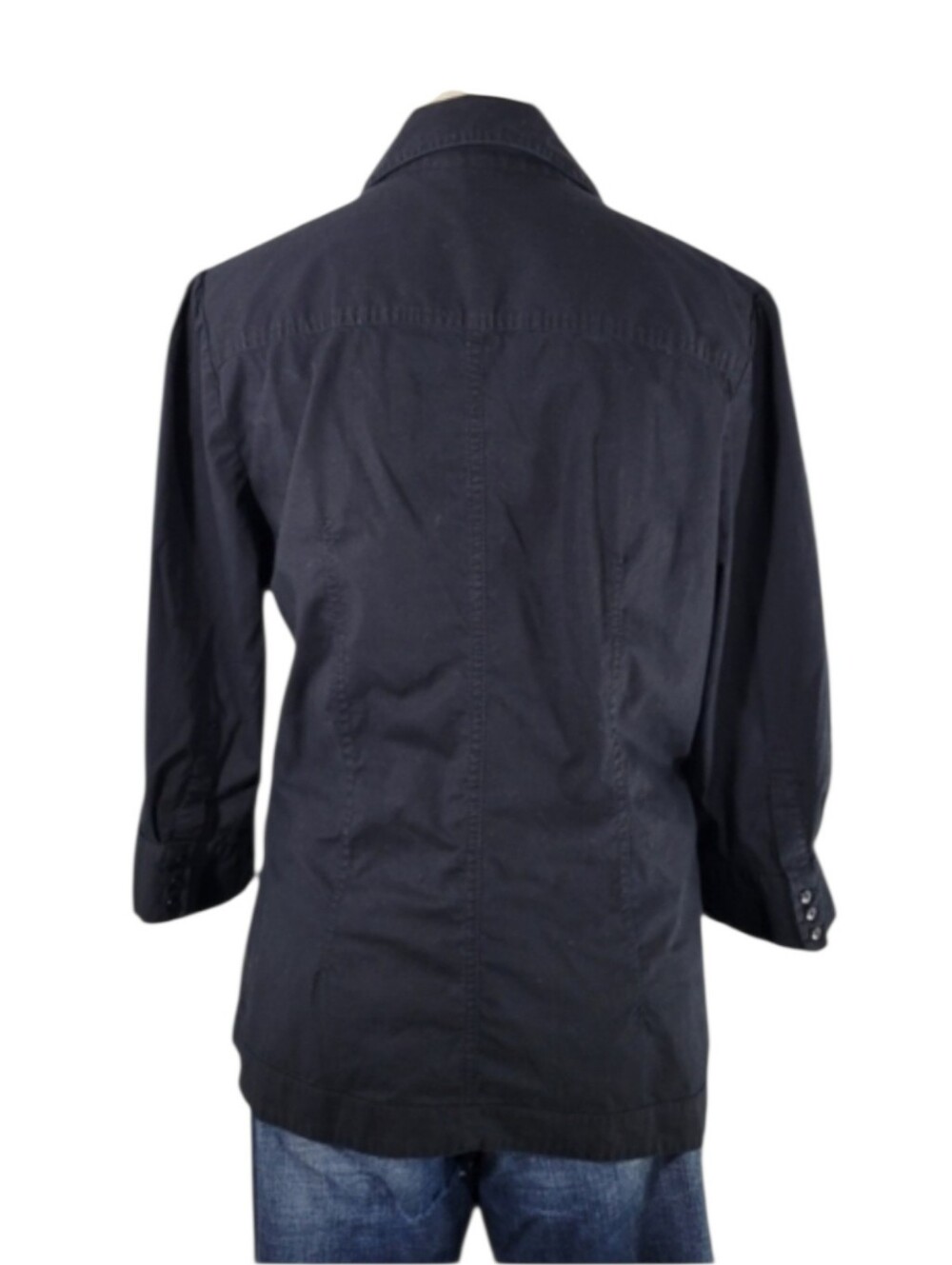 Vintage Y2K Nine West Lace-Up Front Blouse Womens Size Large - Picture 4 of 12